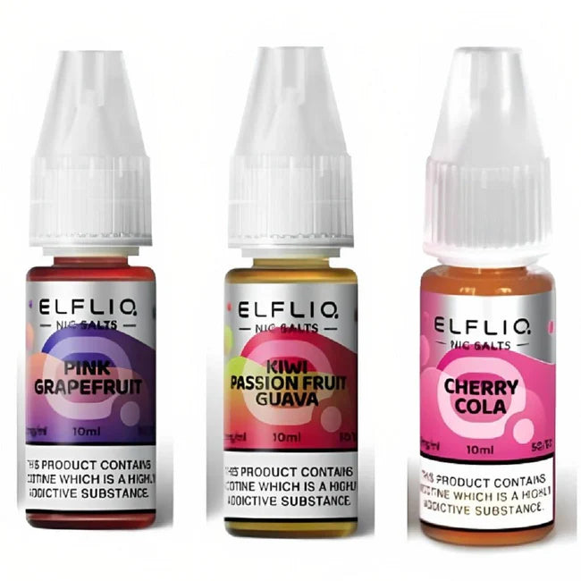Elf Bar Elf Liq 10ml Nic Salt - Box of 10 e-liquid UK - VaperzHub