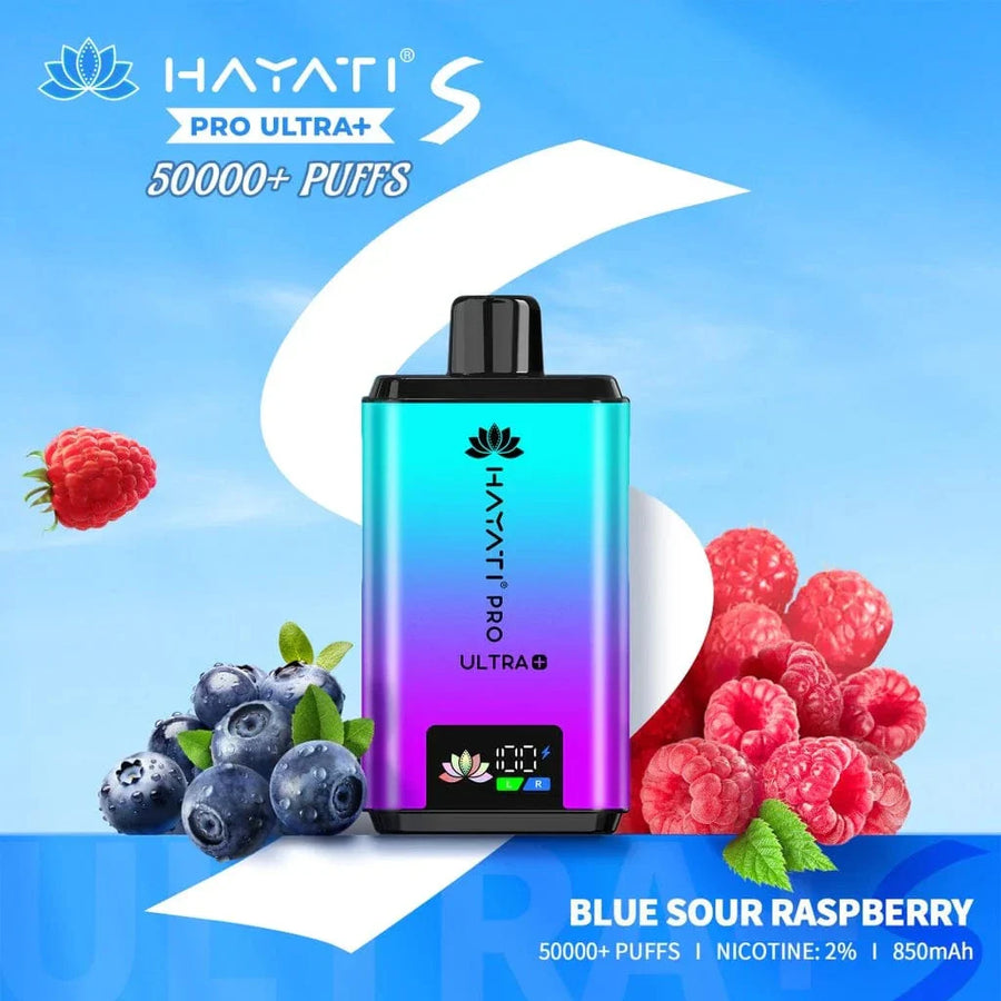 Hayati Pro Ultra Plus S 50000 Puffs Prefilled Vape Kit (Box of 5) 50000 puffs disposable vape UK - VaperzHub