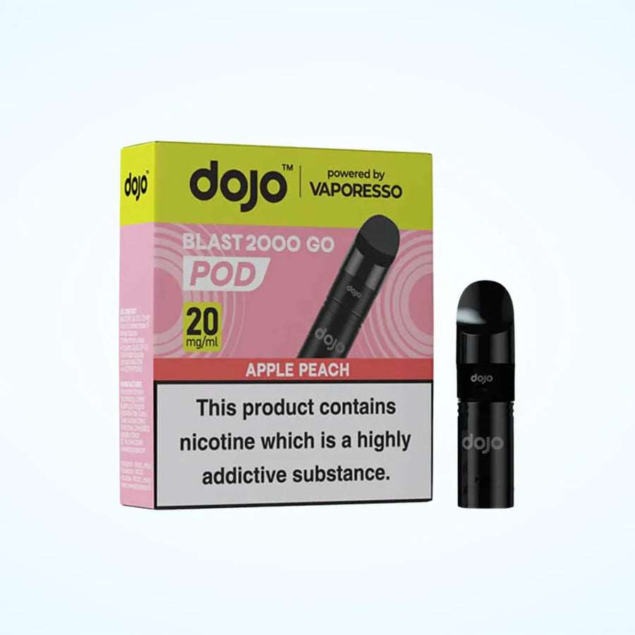 Vaporesso DOJO Blast 2k Go Refill Pods (Box of 10) TPD compliant disposable vape buy online UK VaperzHub 10