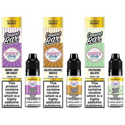 Dinner Lady Dessert Bar Nic Salt 10ml (box of 10)