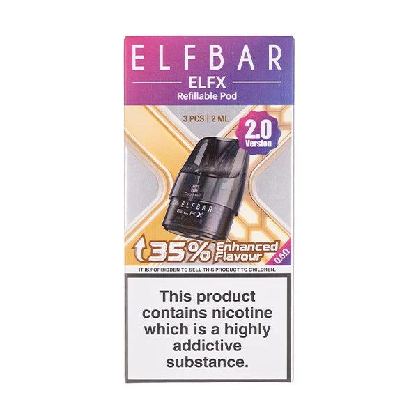 Elf Bar ELFX V2 Refillable Pods (Box of 3)