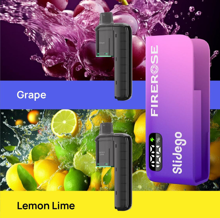 Firerose Slidgo Pod Kit (Box of 5) 15000 puffs pod kit UK - VaperzHub