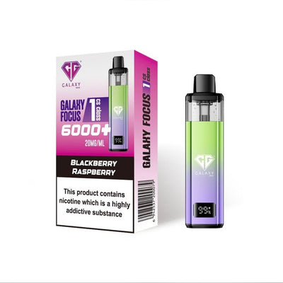 Crystal Galaxy Focus 6000 Puffs Prefilled Vape Kit (Box of 5) 6000 puffs disposable vape UK - VaperzHub