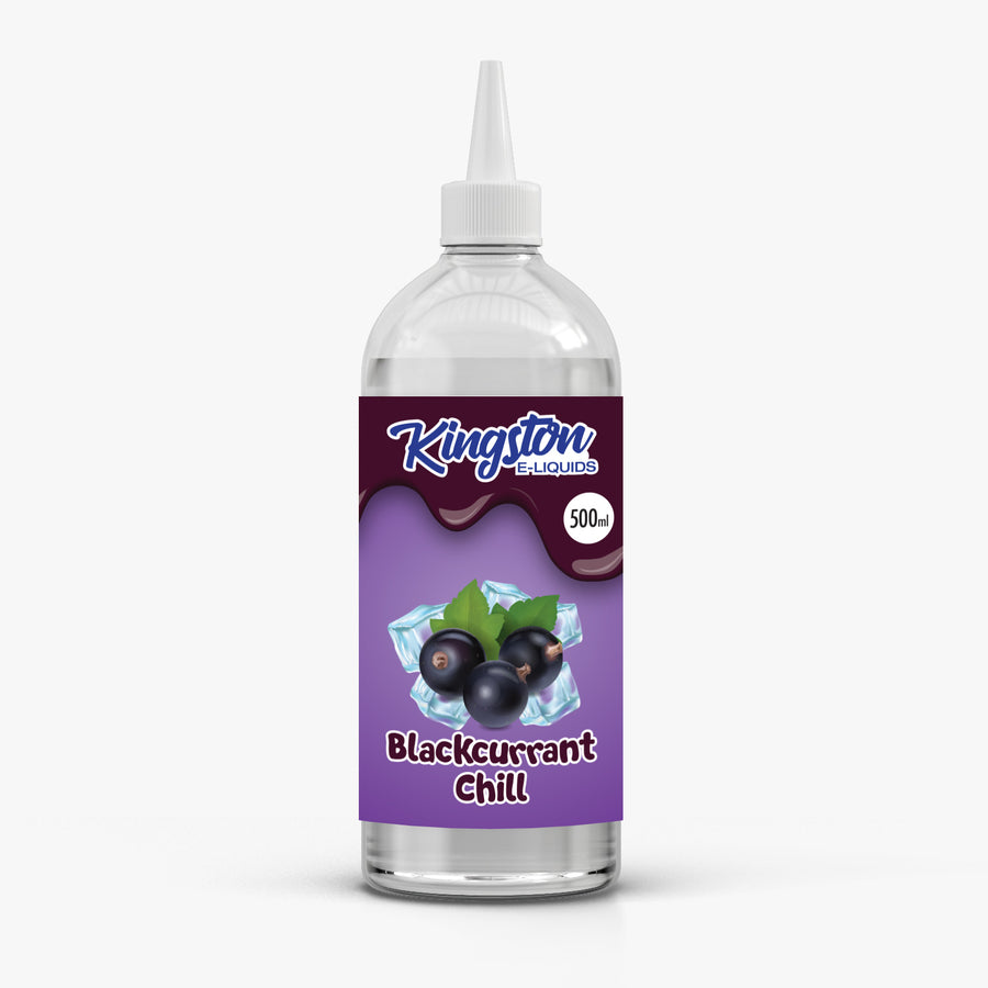 Kingston 500ml E-Liquid Shortfill – Blackcurrant Chill e-liquid UK - VaperzHub