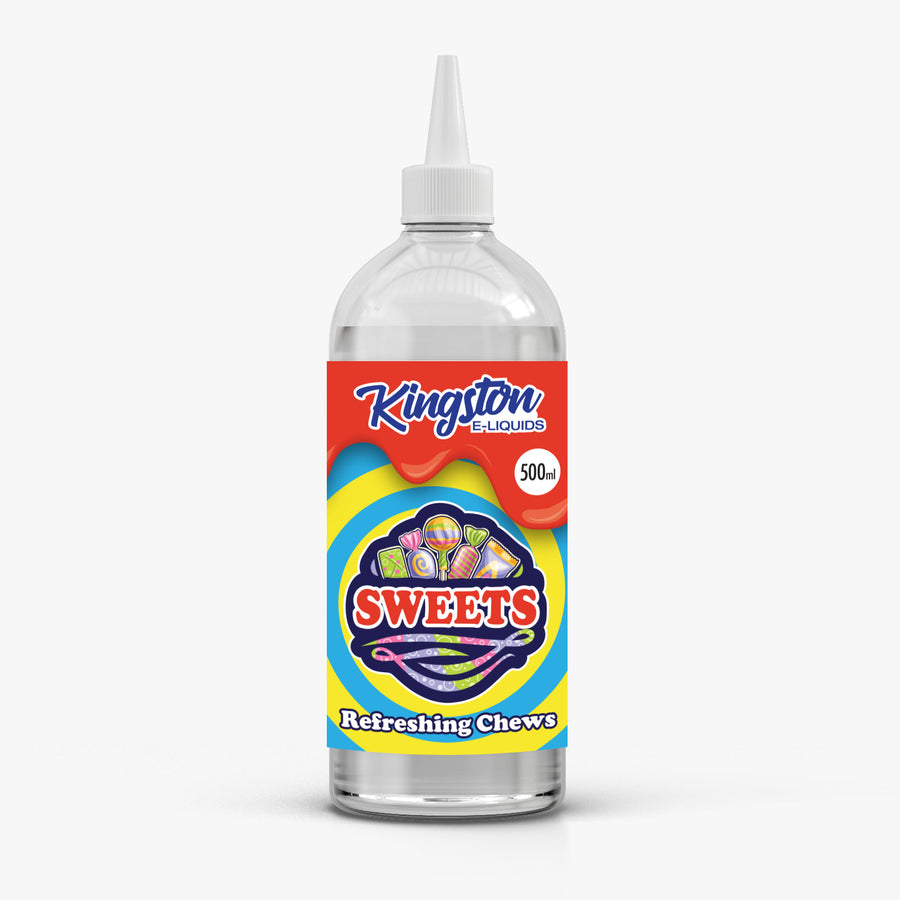 Kingston 500ml Sweets E-Liquid Shortfill – Refreshing Chews e-liquid UK - VaperzHub