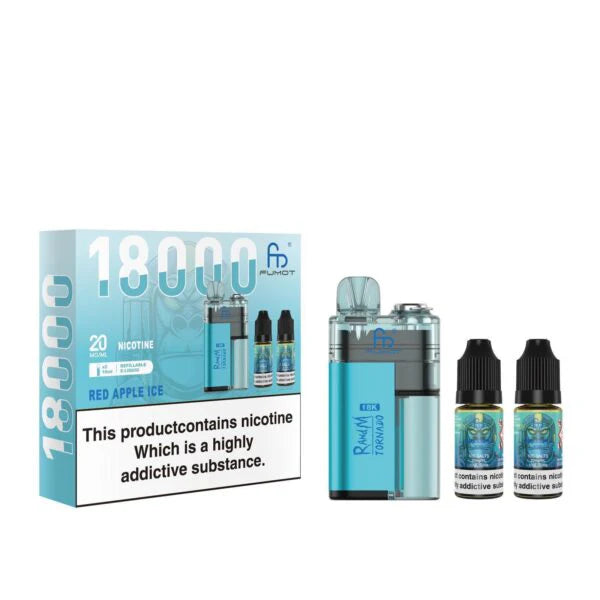 FUMOT RandM Tornado 18k Pod Vape Kit (Box of 5)