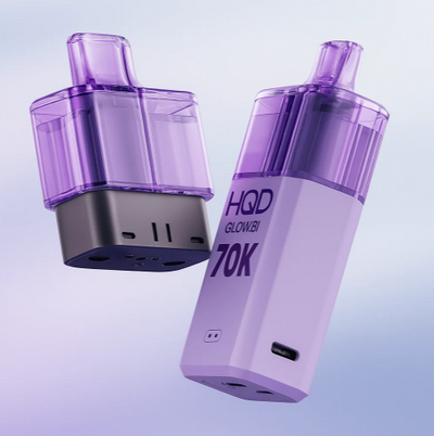 HQD Glow Air 70k Prefilled Pod Vape Kit (Box of 5) disposable vape UK - VaperzHub