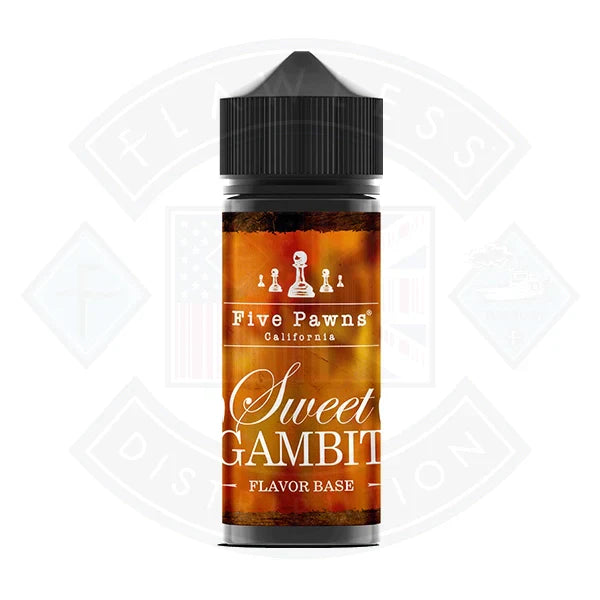 Five Pawns - Sweet Gambit 0mg 100ml Shortfill e-liquid UK - VaperzHub