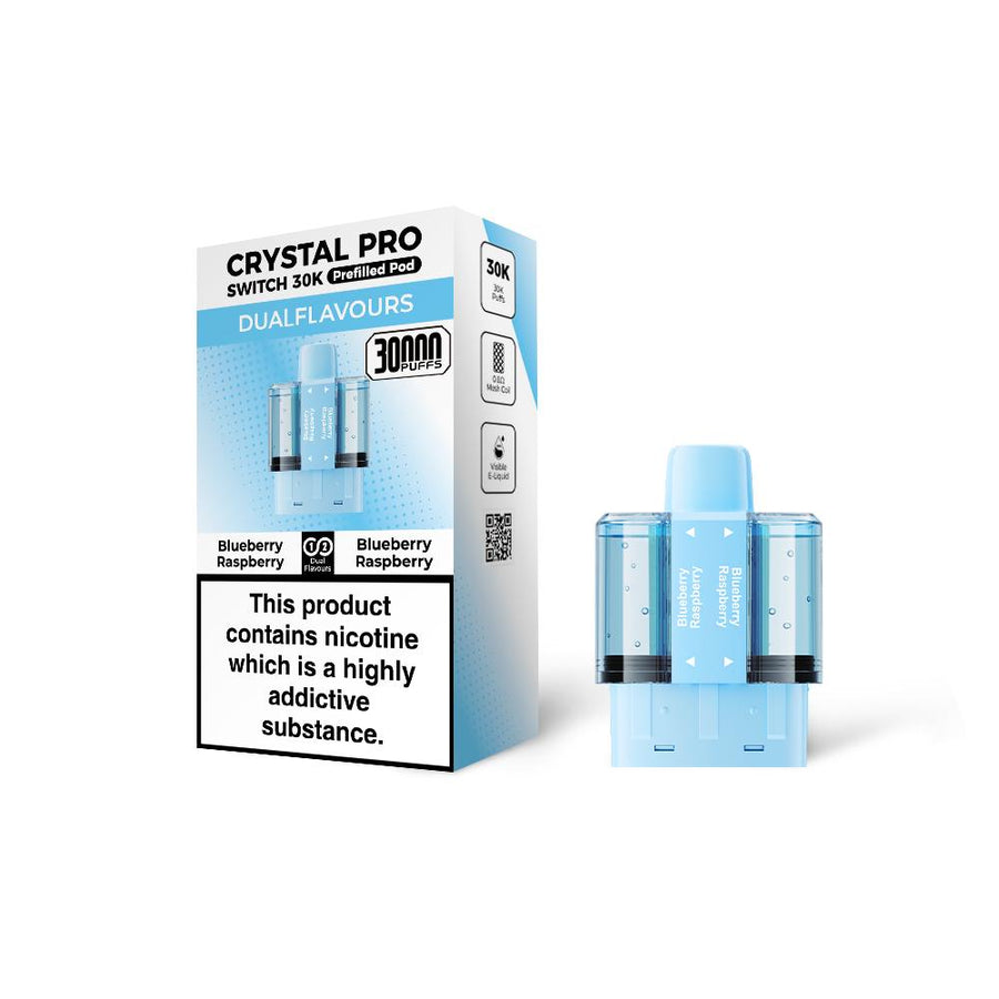 Crystal Pro Switch 30K Prefilled Replacement Pods(Box of 5) pod kit UK - VaperzHub
