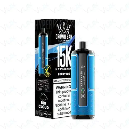 Al Fakher Crown Bar Hypermax 15K Disposable (Box of 5)