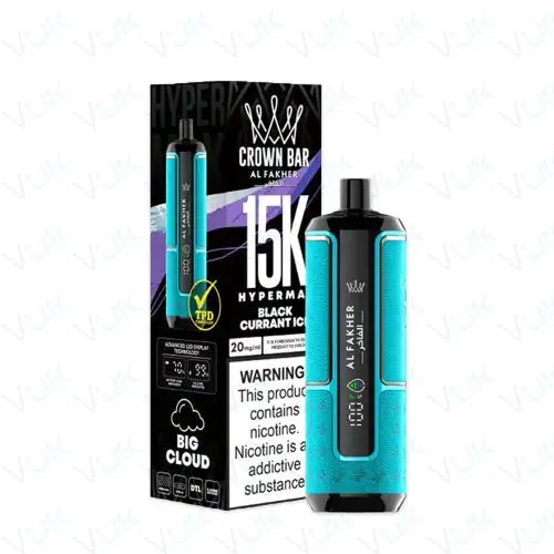 Al Fakher Crown Bar Hypermax 15K Disposable (Box of 5)