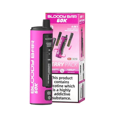 Bloody Bar 60K Prefilled Vape Kit (Box of 5) 15000 puffs disposable vape UK - VaperzHub