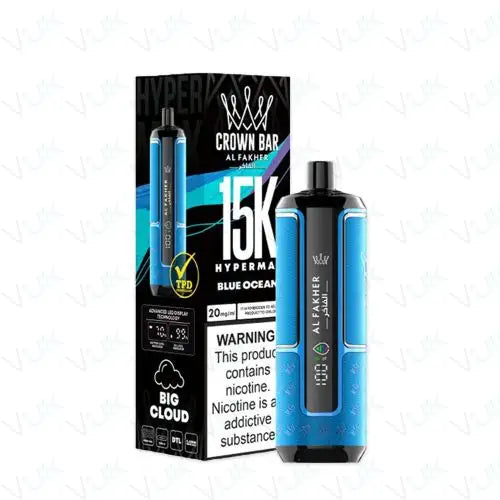Al Fakher Crown Bar Hypermax 15K Disposable (Box of 5)