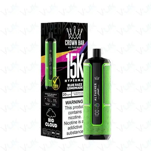 Al Fakher Crown Bar Hypermax 15K Disposable (Box of 5)