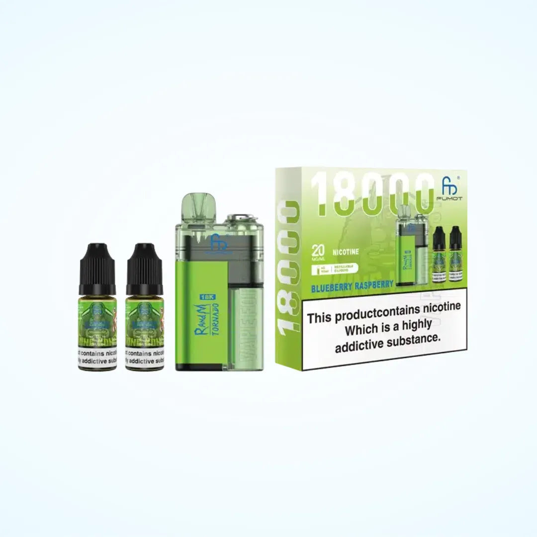 FUMOT RandM Tornado 18k Pod Vape Kit (Box of 5)