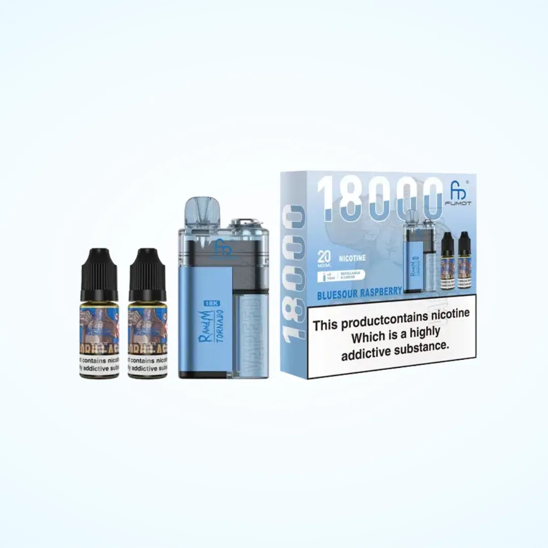 FUMOT RandM Tornado 18k Pod Vape Kit (Box of 5)