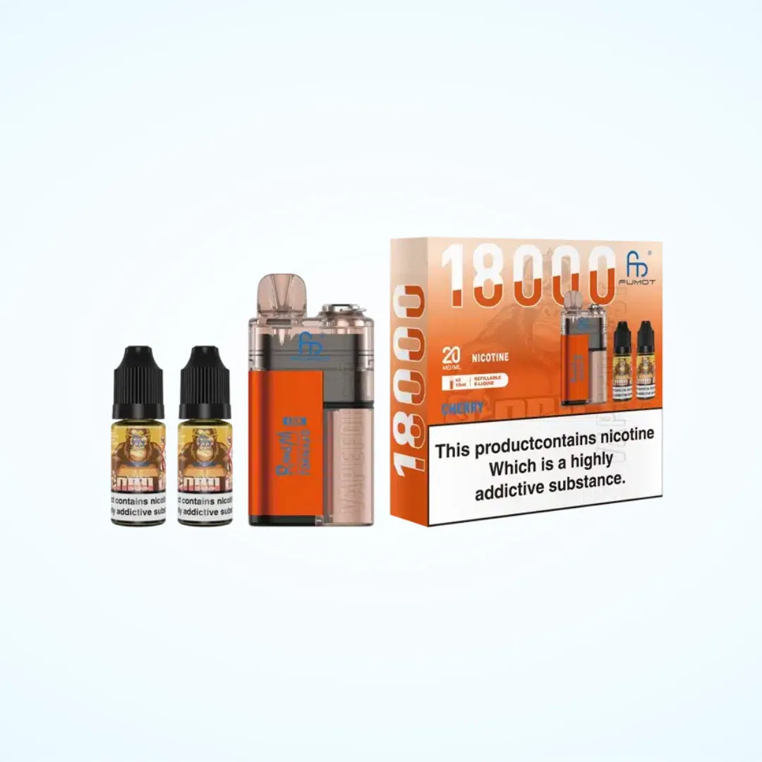 FUMOT RandM Tornado 18k Pod Vape Kit (Box of 5)