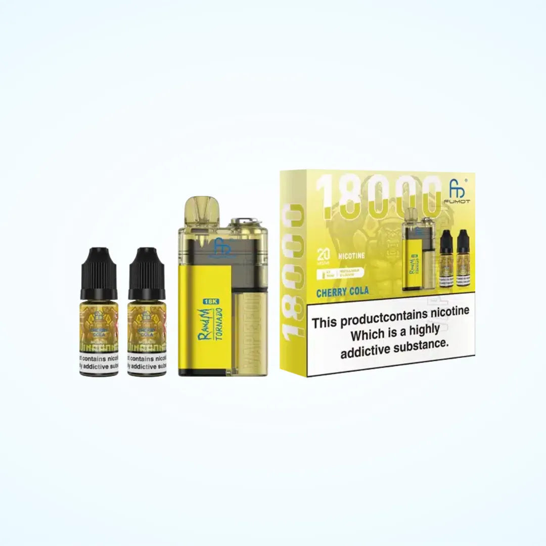 FUMOT RandM Tornado 18k Pod Vape Kit (Box of 5)