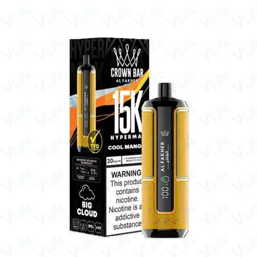 Al Fakher Crown Bar Hypermax 15K Disposable (Box of 5)