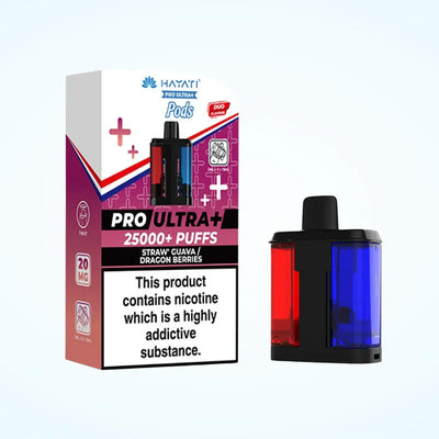 Hayati Pro Ultra Plus 25K Prefilled Pods (Box of 5)