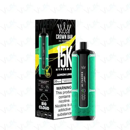 Al Fakher Crown Bar Hypermax 15K Disposable (Box of 5)