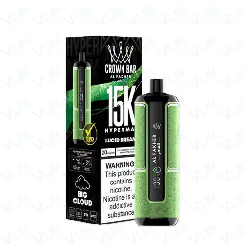 Al Fakher Crown Bar Hypermax 15K Disposable (Box of 5)