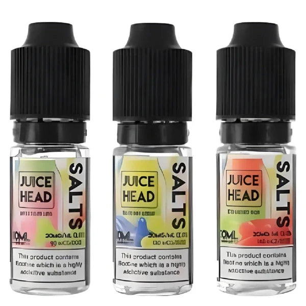 Pack of 10 Juice Head 10ML Nic Salt e-liquid UK - VaperzHub
