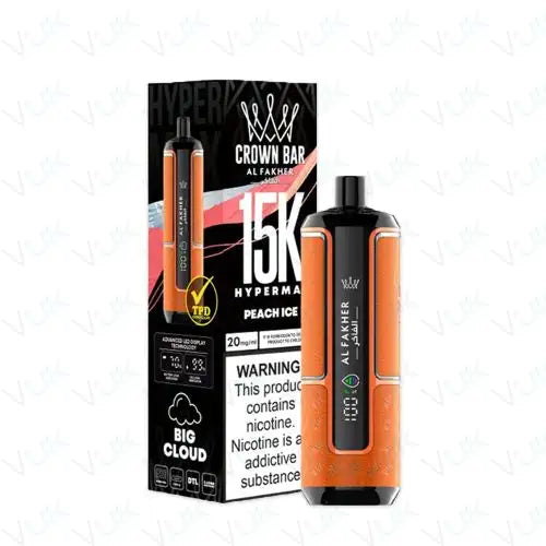 Al Fakher Crown Bar Hypermax 15K Disposable (Box of 5)