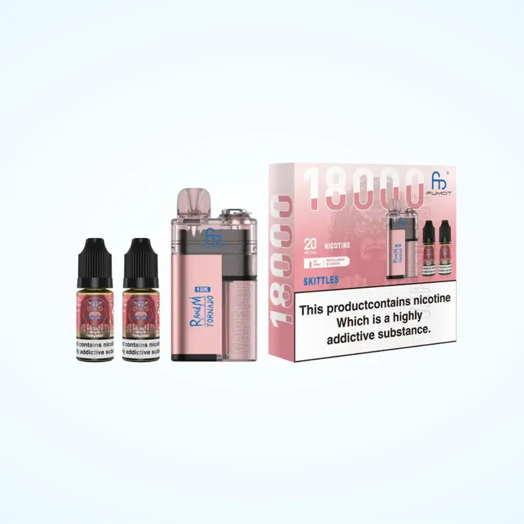 FUMOT RandM Tornado 18k Pod Vape Kit (Box of 5)