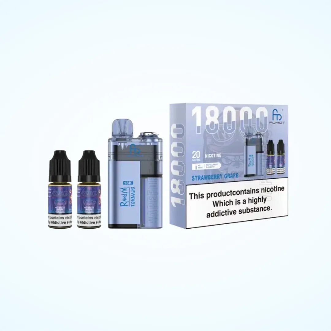 FUMOT RandM Tornado 18k Pod Vape Kit (Box of 5)