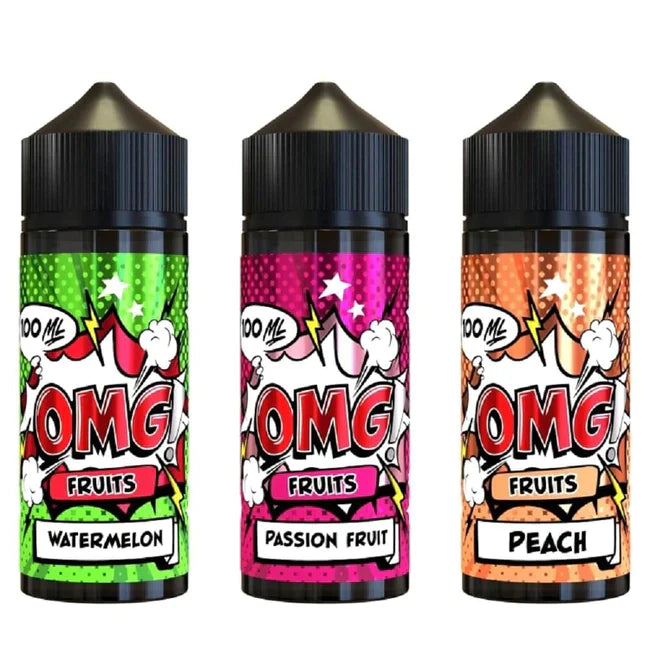 OMG Fruits Shortfill 100ml e-liquid UK - VaperzHub