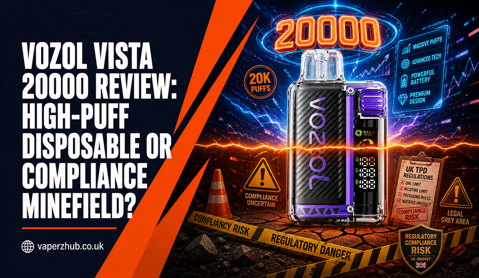 Vozol Vista 20000 Review: High-Puff Disposable or Compliance Minefield?
