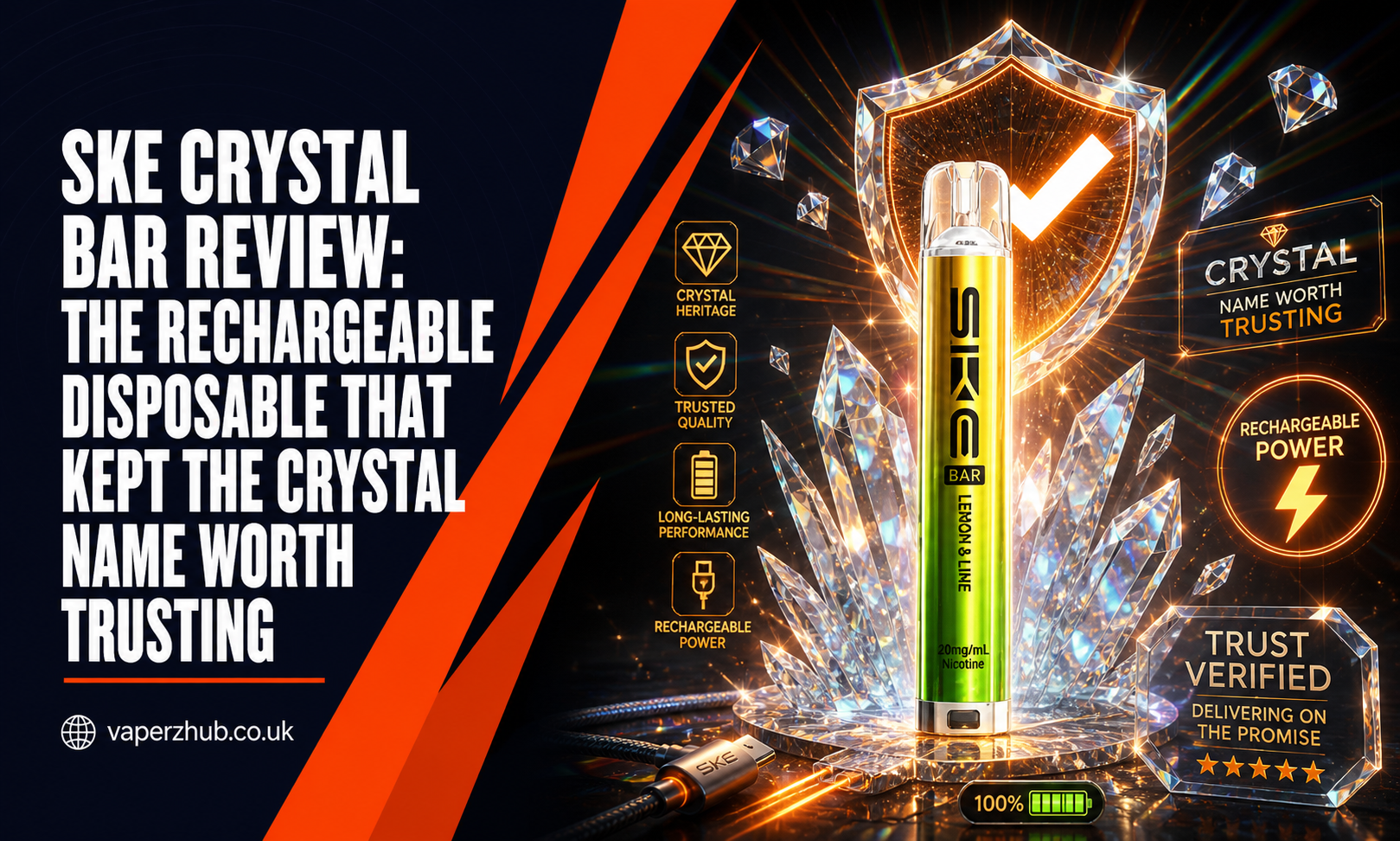 SKE Crystal Bar Review: The Rechargeable Disposable That Kept the Crystal Name Worth Trusting