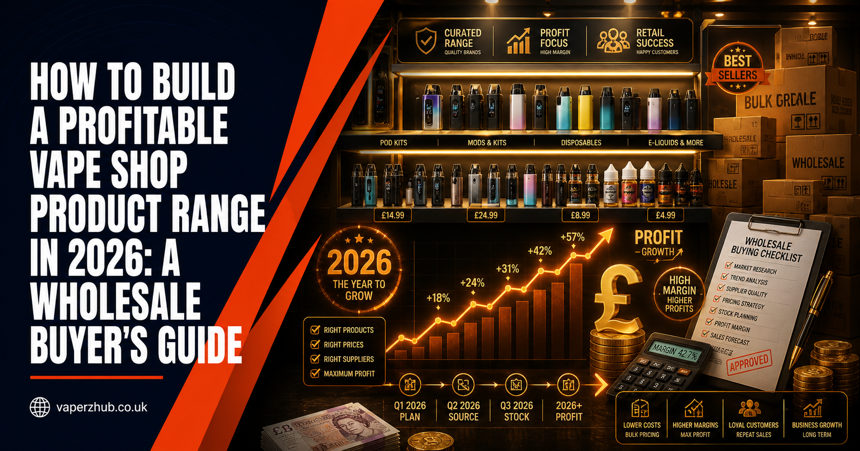 How to Build a Profitable Vape Shop Product Range in 2026: A Wholesale Buyer's Guide
