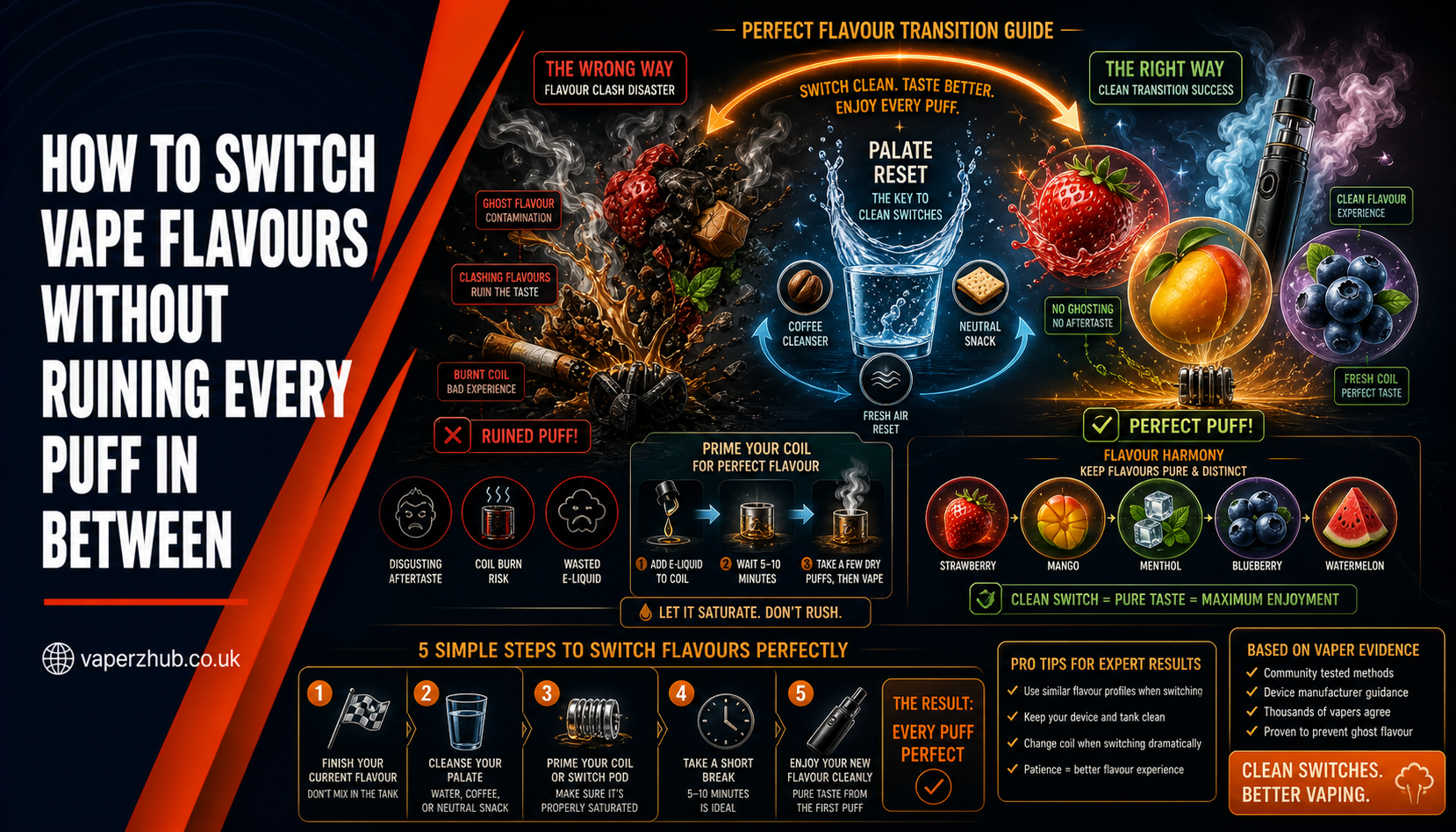 How to Switch Vape Flavours Without Ruining Every Puff In Between