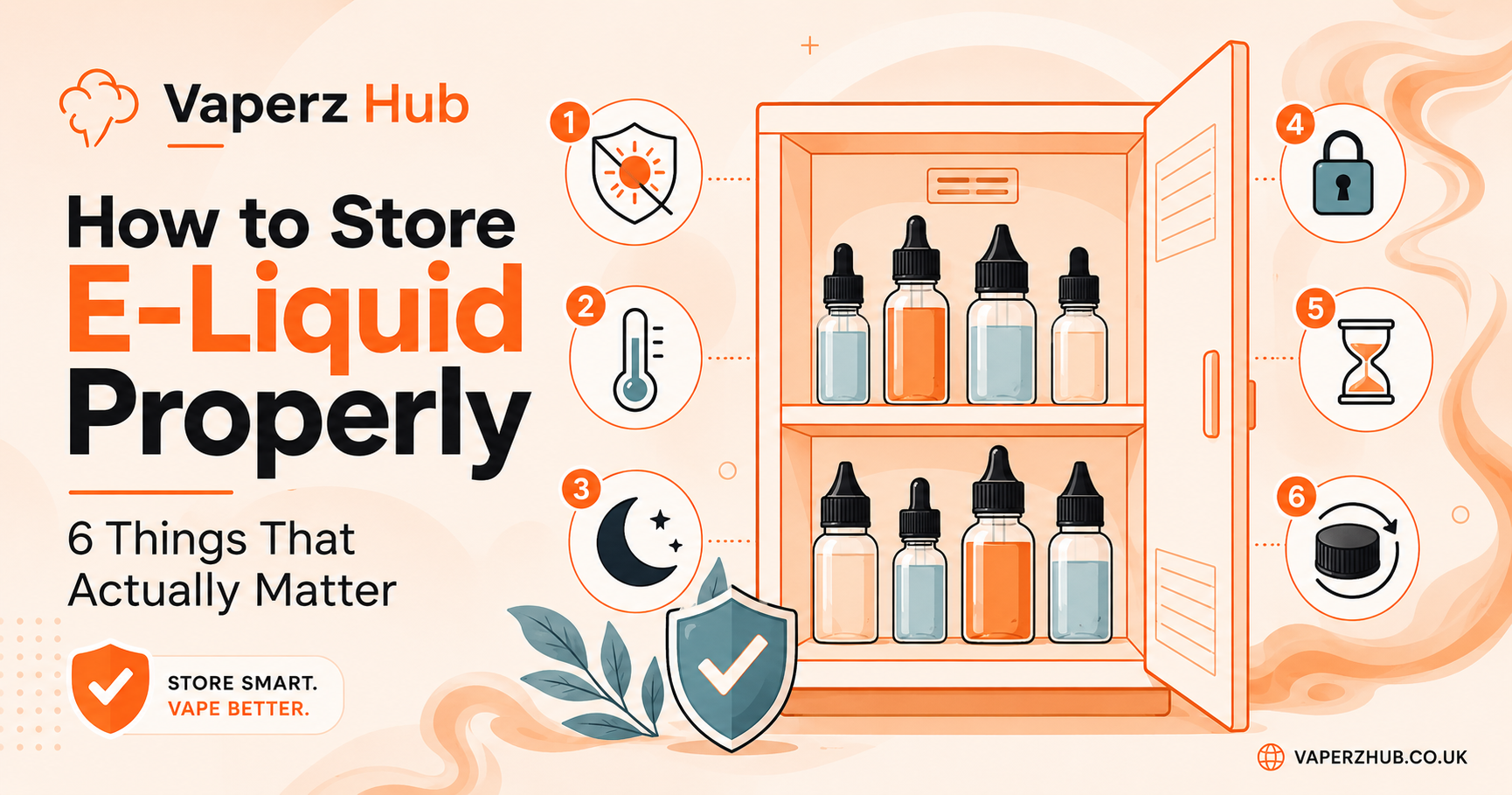 How to Store E-Liquid Properly: 6 Things That Actually Matter