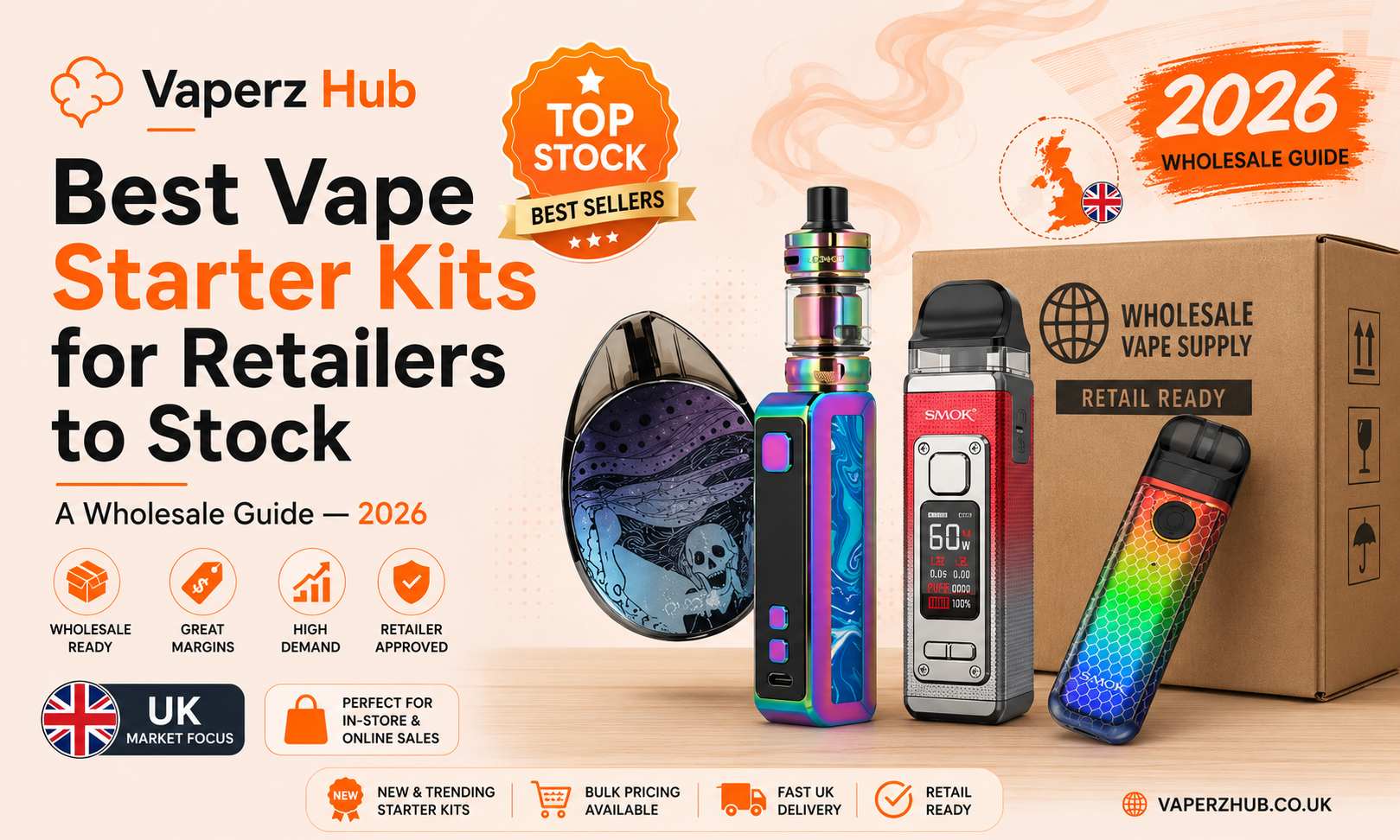 Best Vape Starter Kits for Retailers to Stock in 2026: A Wholesale Guide