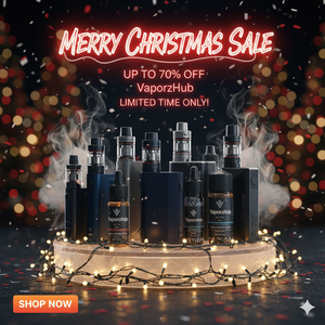 Christmas Sale 2025, upto 50% off on all vapes and pods!