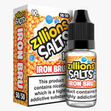 Zillion Salts 10ml Nic Salt - Pack of 5 TPD compliant e-liquid buy online UK VaperzHub