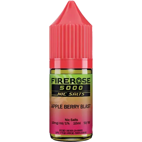 Firerose 5000 10ml Nic Salts E-liquids Box of 10
