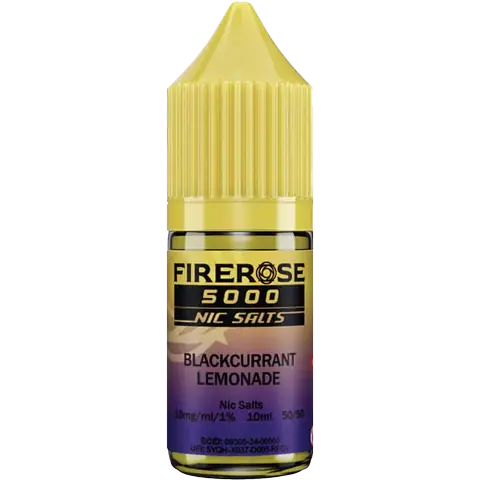 Firerose 5000 10ml Nic Salts E-liquids Box of 10