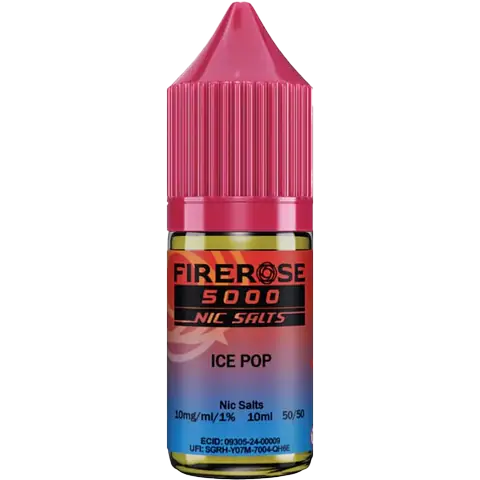 Firerose 5000 10ml Nic Salts E-liquids Box of 10