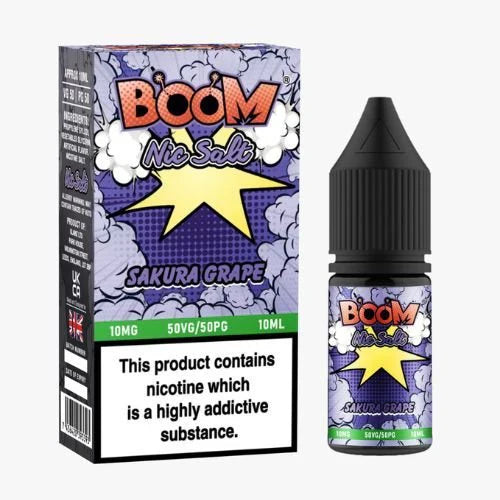 Boom 10ml Nic Salt - Pack of 5