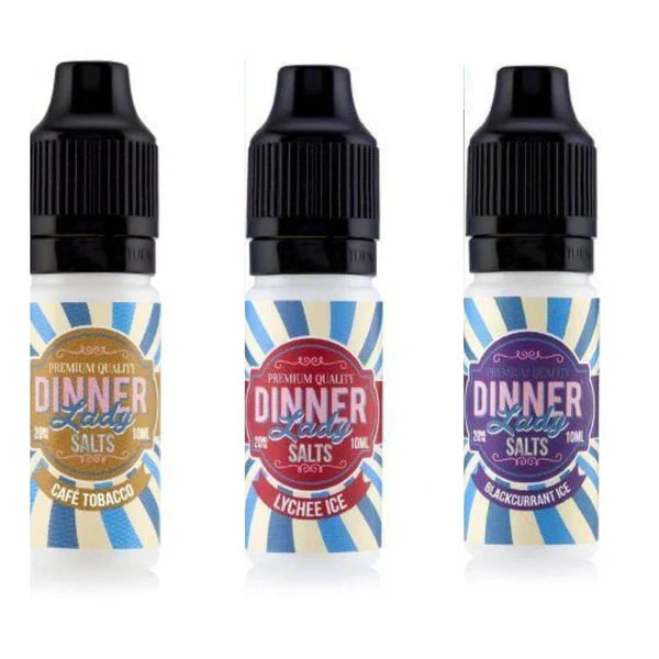 Pack of 10 Dinner Lady 10ml Nic Salts E-Liquid e-liquid UK - VaperzHub