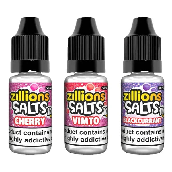 Zillion Salts 10ml Nic Salt - Pack of 5