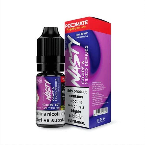 Pack of 10 Nasty Podmate Salts 10ml