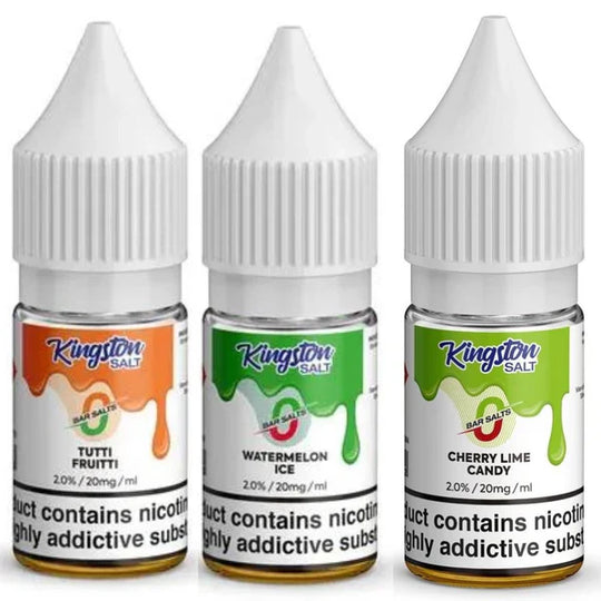 Kingston Bar Salts 10ml Nic Salt - Pack of 10 e-liquid UK - VaperzHub