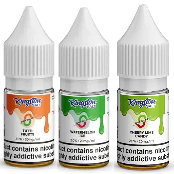 Kingston Bar Salts 10ml Nic Salt - Pack of 10 e-liquid UK - VaperzHub