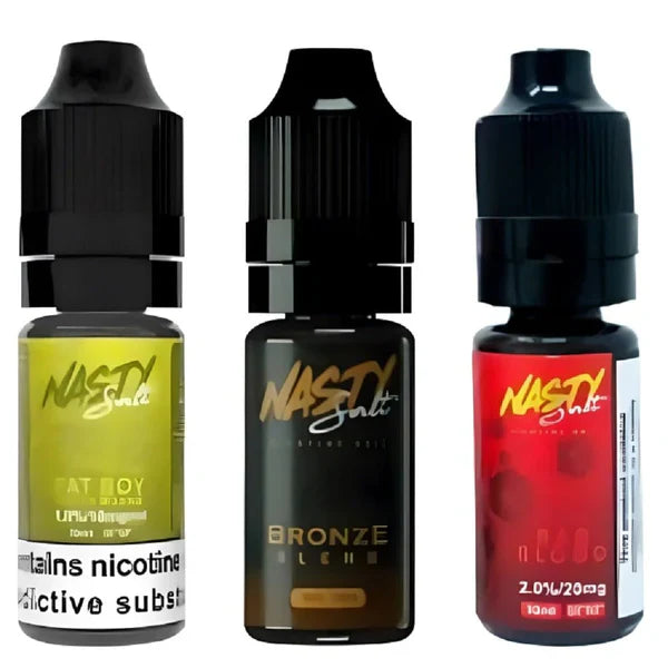 Pack of 10 Nasty Juice 10ML Nic Salt e-liquid UK - VaperzHub