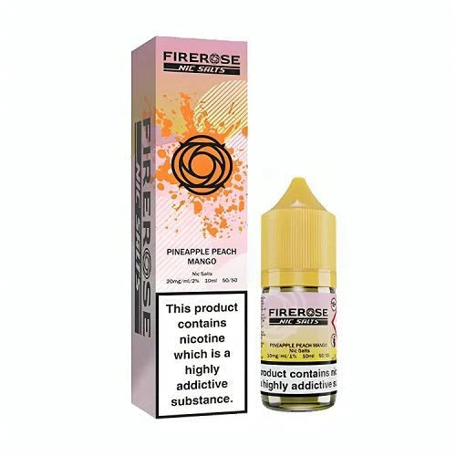 Firerose 5000 10ml Nic Salts E-liquids Box of 10